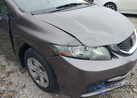 2014 Honda Civic Lx из США, поврежденный, VIN 2HGFB2F53EH533693